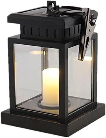 LumiUP Waterproof Solar LED Candles Hanging Lantern Retro Vintage Light Lamp Patio Lights Outdoor Lamp