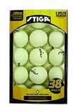 Stiga One-Star Table Tennis Ball, 38-Pack