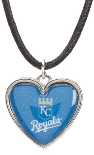 MLB Kansas City Royals Crystal Heart Reversible Necklace at Amazon.com