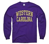 Western Carolina Catamounts Purple Arch Long Sleeve T-Shirt