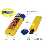 Fake Lighter Micro Video Camera w Built-in Microphone and Sound Activation Feature.... by MINIDV