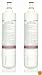 Whirlpool 4396510P KitchenAid Side By Side Refrigerator Quarter Turn Cyst Reducing Water Filter, 2-Pack