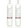 Whirlpool 4396510P KitchenAid Quarter-Turn Cyst-Reducing Side-by-Side Refrigerator Water Filter, 2-Pack