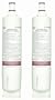 Whirlpool 4396510P KitchenAid Quarter-Turn Cyst-Reducing Side-by-Side Refrigerator Water Filter, 2-Pack