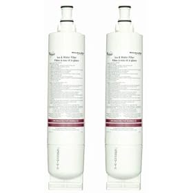 Whirlpool 4396510P KitchenAid Side By Side Refrigerator Quarter Turn Cyst Reducing Water Filter, 2-Pack
