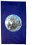 New 3x5 Earth Day Flag Environmental Planet GLOBE WORLD
