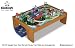 KidKraft Honey Train Table with 2 bins & 120 Pc. Garage Town Train Set 17901