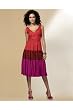 Newport Tiered Colorblock Dress