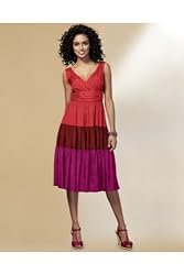 Tiered Colorblock Dress