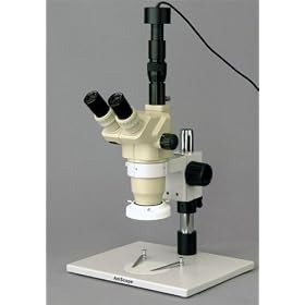 3.25x-90x Ultimate LED Zoom Microscope w  USB Pc Camera by AmScope