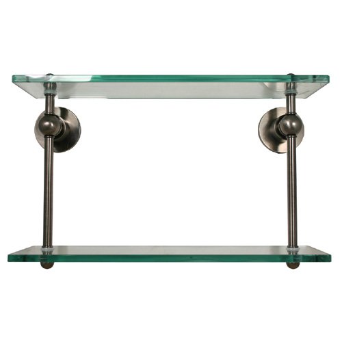 Allied Brass 22 DOUBLE SHELF AP-2/22-PB