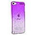 Leegoal（TM）Purple Raindrop Crystal Hard Back Cover Case for Apple iPod Touch 5th Generation 5G 5