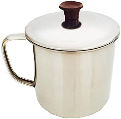 Camping Coffee &amp; Water Mug Soup Cup Light Weight Stainless Steel Size 11 Cm (16 Oz. Volume) (set of 1)