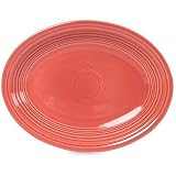 Kitchen & Housewares : Homer Laughlin China Fiesta Persimmon Oval Platter 11 5/8"