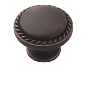 Click here to buy Amerock BP53001-ORB Allison Rope Knob 1-1 4-Inch Diameter, Oil Rubbed Bronze by Amerock.