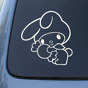 MY MELODY - Hello Kitty - Vinyl Decal Sticker #A1408 | Vinyl Color: White