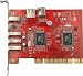 USB2.0+1394-PCI3 インタフェースカード