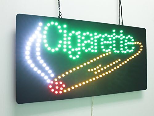 Ciga, Cigarette Sign, Super Bright High Quality LED Open Sign, Store Sign, Business Sign, Windows Sign