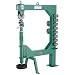 This Professional English Wheel rolls beads and forms mild steel up to 16 gauge. Features 9 
interchangeable hardened metal rolls with sealed bearings, cam quick release and foot wheel.  
Overall dimensions: 53"H x 30-7/8"W x 44-1/2"D  Throat: 37-3/4"  90 degree swivel head  Detailed 
instruction manual  Upper roll size: flat, 2-1/4"W x 6" diameter  Bottom roll sizes: 1/8", 1/2