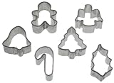 Kitchen & Housewares : Wilton Holiday 6 Mini Christmas Cookie Cutters