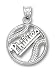MLB Philadelphia Phillies Sterling Silver Pierced Baseball Pendant