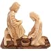 Holy Thursday washing - Olive wood (23x21x10.5 cm or 9.1x8.3x4.1")