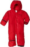 Columbia Unisex-Baby Infant Snuggly Bunny Down Bunting Bodysuit, Intense Red, 24 Months