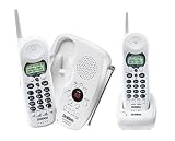 Uniden DXAI388-2 900 MHz Dual Handset Cordless Phone System with Extra Charging Cradle and Answering Machine