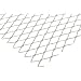 Carbon Steel Expanded Metal Flat Sheet, 1-1/2" LWD Diamond Openings, 80% Open Area