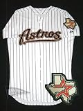 2008 Houston Astros White Pinstriped Authentic Jersey - Blank