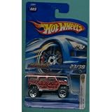 Mattel Hot Wheels 2006 First Editions 1:64 Scale Red Hummer Die Cast Car #023