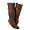 Dark Brown Suede