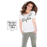 Touch by Alyssa Milano Philadelphia Eagles Women's Vintage Thermal Top 2 XLarge