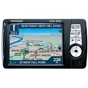 Navman ICN-520 - GPS Navigation System - with UK & European Maps