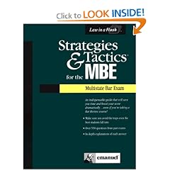 Strategies & Tactics for the MBE (Multistate Bar Exam)