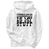 Kneeboarding IS MY STUFF Sports Mens Hoodie (White, Sizes X-Small - XXX-Large)