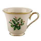 Lenox Holiday Gold Banded Ivory China Cup