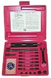 Tight Fit Drill Kit #00102 - Aircraft Style 90 Degree Right Angle Power Drill Attachment & Threaded Accessories For Extreme Close Quarter Drilling and Repairs