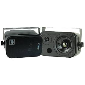 Pyle Home PDMN38 3.5-Inch 2-Way Bass Reflex Mini-Monitor System