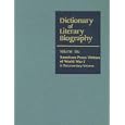 American Prose Writers of World War I: A Documentary Volume (Dictionary of Literary Biography)
