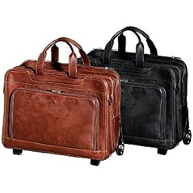 Tony Perotti Italy Green Torino 17 Wheeled Briefcase