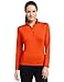 Hot Chillys Women's Micro-Elite Chamois 8K Solid Zip-Tee
