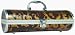 Brown Burmese Snake 1-Bottle Wine Tote Travel Case
