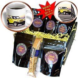 Cars - Jeep Wrangler - Coffee Gift Baskets - Coffee Gift Basket by 3dRose LLC