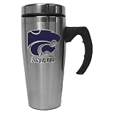 Kansas State Wildcats Contemporary Travel Mug - NCAA College Athletics - Fan Shop Merchandise