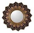 Glass mirror, 'Sunflower Fan' Glass mirror, 'Sunflower Fan'