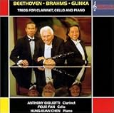 cover of Beethoven, Brahms, Glinka: Clarinet Trios