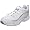 White/Medium Blue Leather