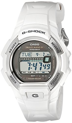 Casio Men's GWM850-7CR G-Shock Solar Atomic White Watch
