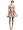 Betsey Johnson Women's Chantilly Lace Strapless Dress, Nude, 2
